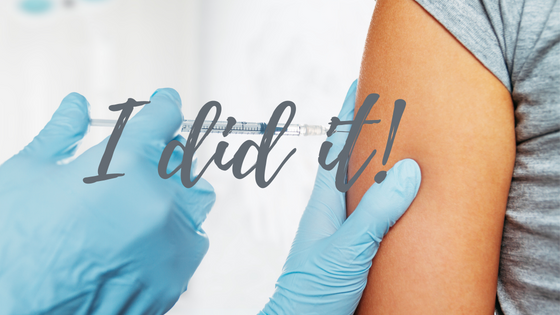 I Did It! One Shot Vaccine and I'm Done.