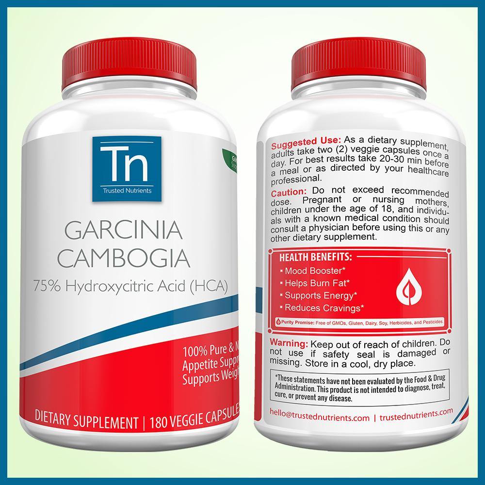 Garcinia Cambogia 75% HCA - Trusted Nutrients