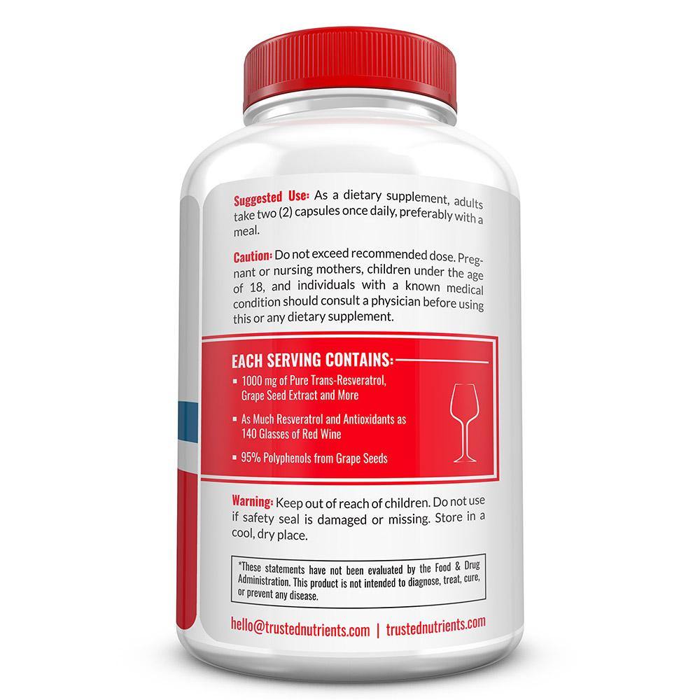 Natural & Pure Resveratrol Supplement